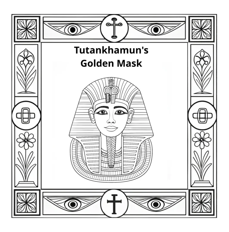 ancient egypt coloring book for kids