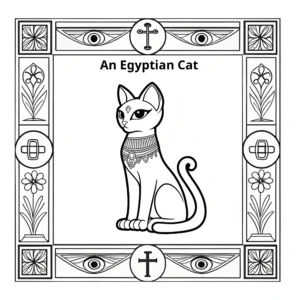 ancient egypt coloring book for kids