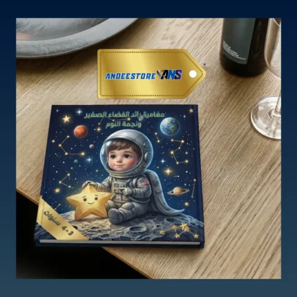 كتاب أطفال رقمي بعنوان مغامرة رائد الفضاء الصغير ونجمة النوم من متجر AndeeStore